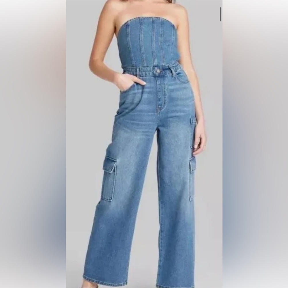 Denim jumpsuit